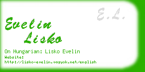 evelin lisko business card